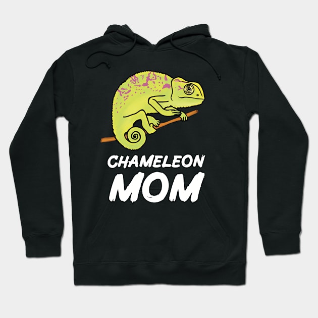 Chameleon Mom for Chameleon Lovers Hoodie by Mochi Merch